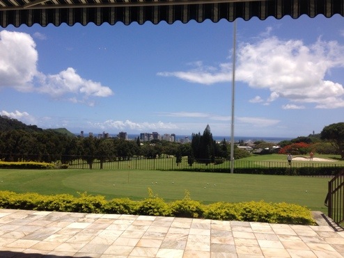 The beautiful view from Oahu Country Club! (Members Only!)