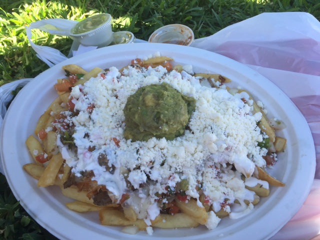 Carne Asada Fries before the race may not have been the wisest choice