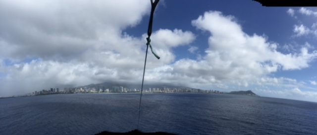 Panoramic view of Honolulu!